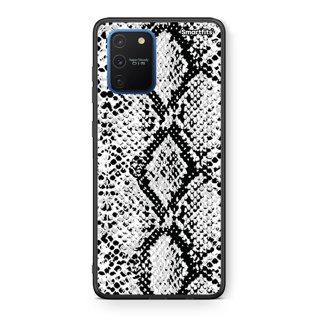 24 - Samsung Galaxy S10 Lite White Snake Animal case, cover, bumper