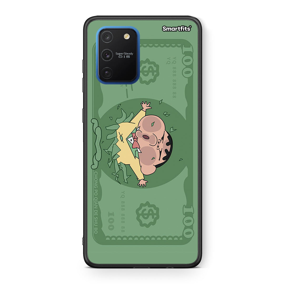 Samsung Galaxy S10 Lite Big Money Θήκη Αγίου Βαλεντίνου από τη Smartfits με σχέδιο στο πίσω μέρος και μαύρο περίβλημα | Smartphone case with colorful back and black bezels by Smartfits