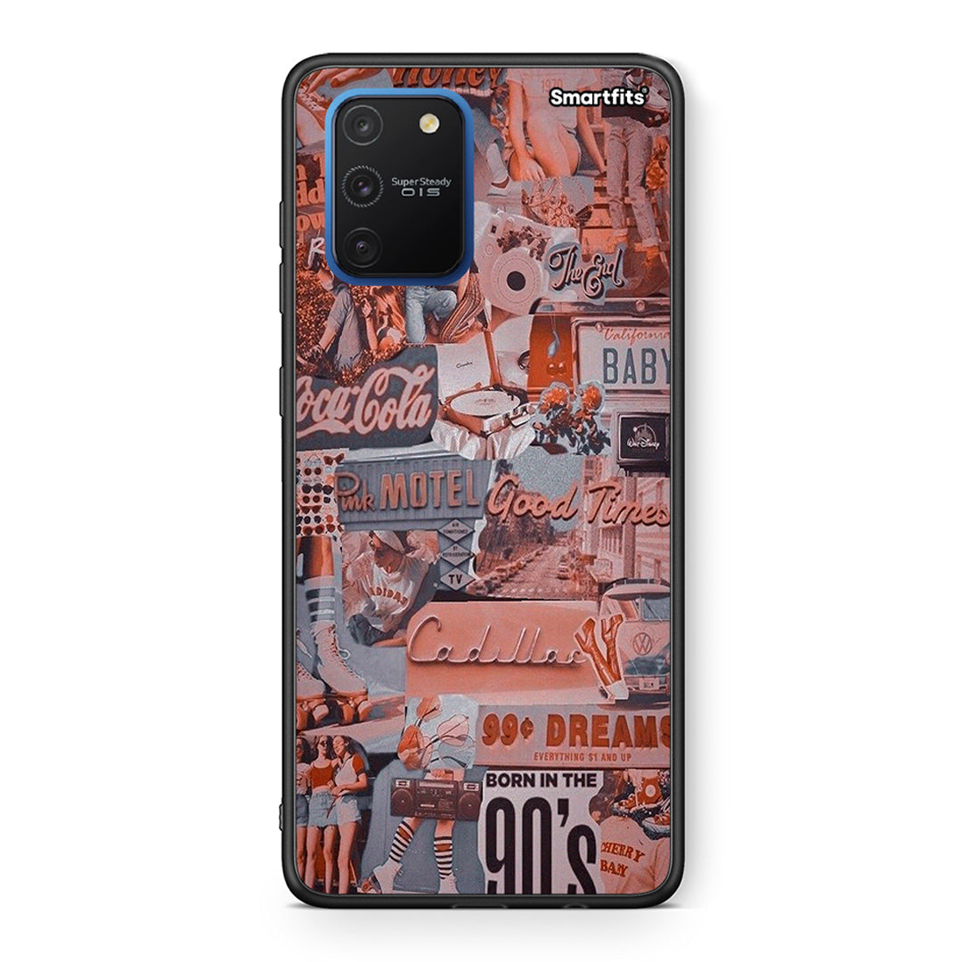 Samsung Galaxy S10 Lite Born In 90s θήκη από τη Smartfits με σχέδιο στο πίσω μέρος και μαύρο περίβλημα | Smartphone case with colorful back and black bezels by Smartfits