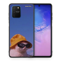 Thumbnail for Θήκη Samsung Galaxy S10 Lite Cat Diva από τη Smartfits με σχέδιο στο πίσω μέρος και μαύρο περίβλημα | Samsung Galaxy S10 Lite Cat Diva case with colorful back and black bezels