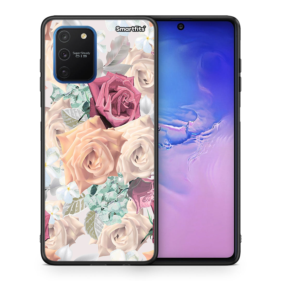 Θήκη Samsung Galaxy S10 Lite Bouquet Floral από τη Smartfits με σχέδιο στο πίσω μέρος και μαύρο περίβλημα | Samsung Galaxy S10 Lite Bouquet Floral case with colorful back and black bezels