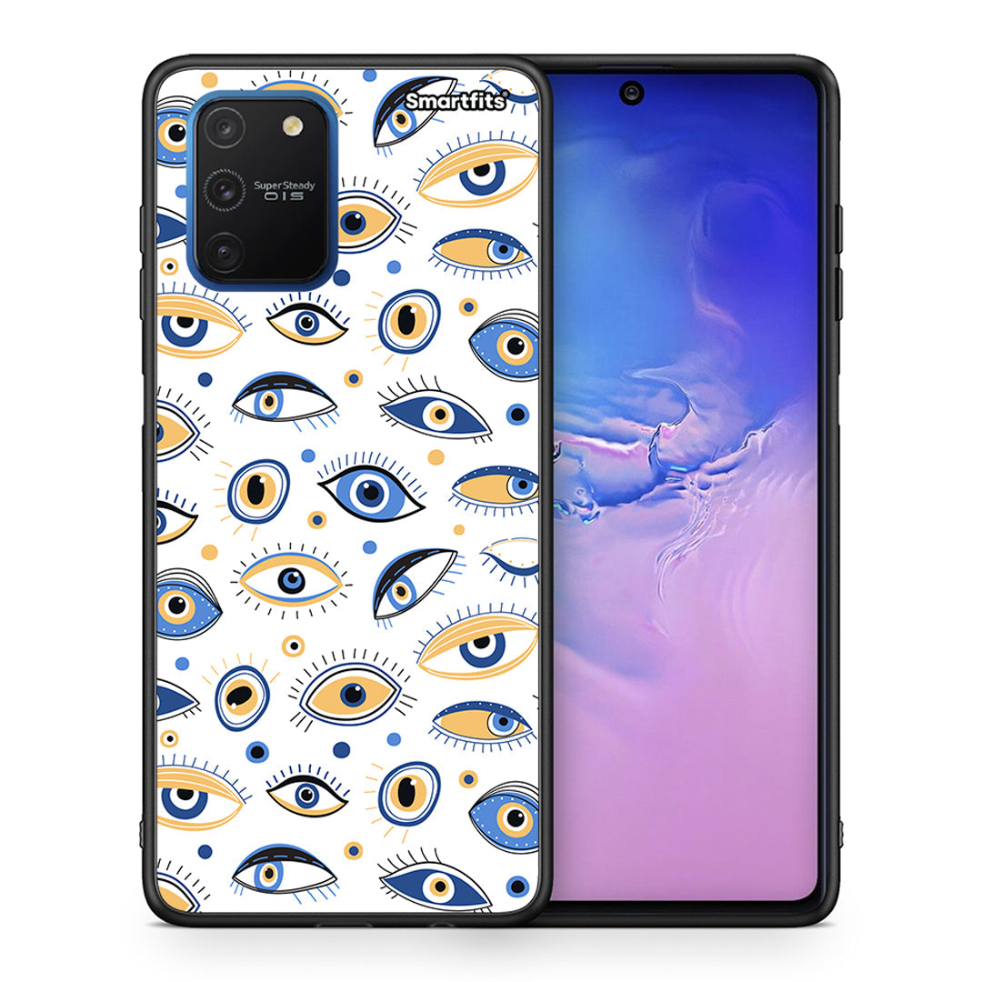 Θήκη Samsung Galaxy S10 Lite Ftou Ftou από τη Smartfits με σχέδιο στο πίσω μέρος και μαύρο περίβλημα | Samsung Galaxy S10 Lite Ftou Ftou case with colorful back and black bezels