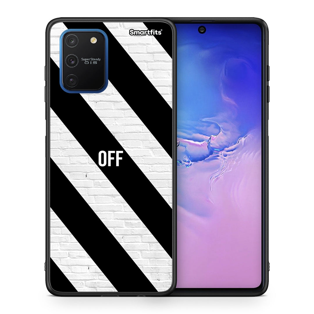 Θήκη Samsung Galaxy S10 Lite Get Off από τη Smartfits με σχέδιο στο πίσω μέρος και μαύρο περίβλημα | Samsung Galaxy S10 Lite Get Off case with colorful back and black bezels