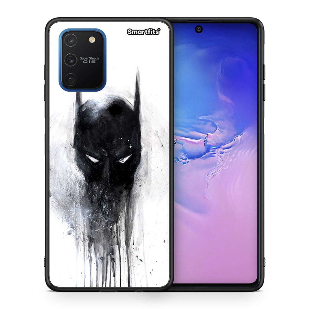 Θήκη Samsung Galaxy S10 Lite Paint Bat Hero από τη Smartfits με σχέδιο στο πίσω μέρος και μαύρο περίβλημα | Samsung Galaxy S10 Lite Paint Bat Hero case with colorful back and black bezels