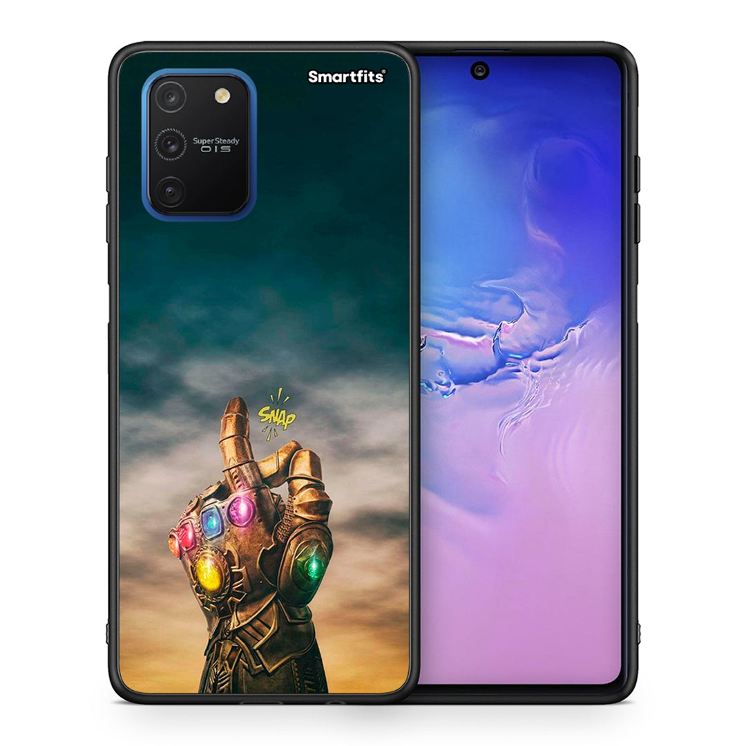 Θήκη Samsung Galaxy S10 Lite Infinity Snap από τη Smartfits με σχέδιο στο πίσω μέρος και μαύρο περίβλημα | Samsung Galaxy S10 Lite Infinity Snap case with colorful back and black bezels