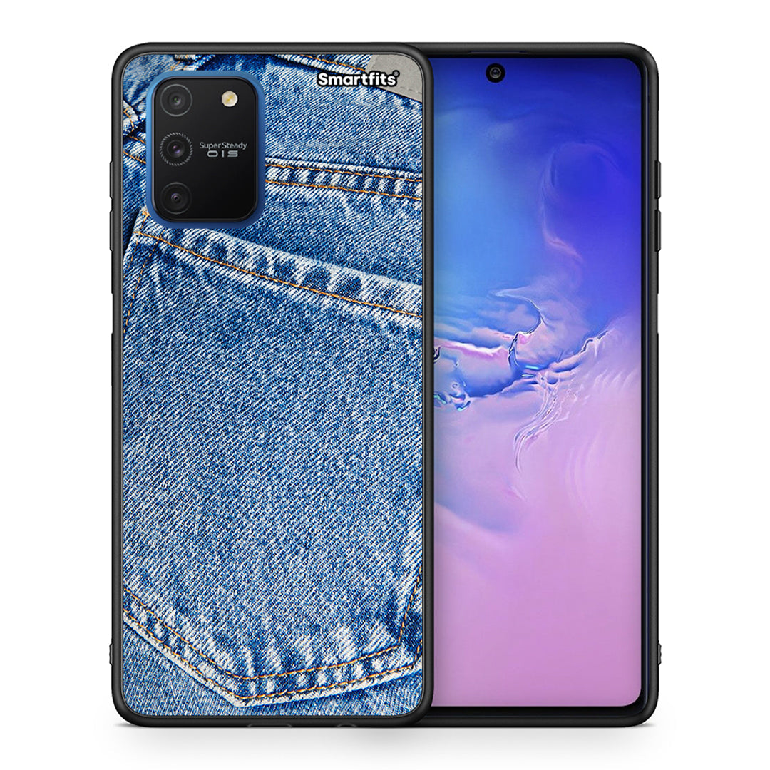 Θήκη Samsung Galaxy S10 Lite Jeans Pocket από τη Smartfits με σχέδιο στο πίσω μέρος και μαύρο περίβλημα | Samsung Galaxy S10 Lite Jeans Pocket case with colorful back and black bezels