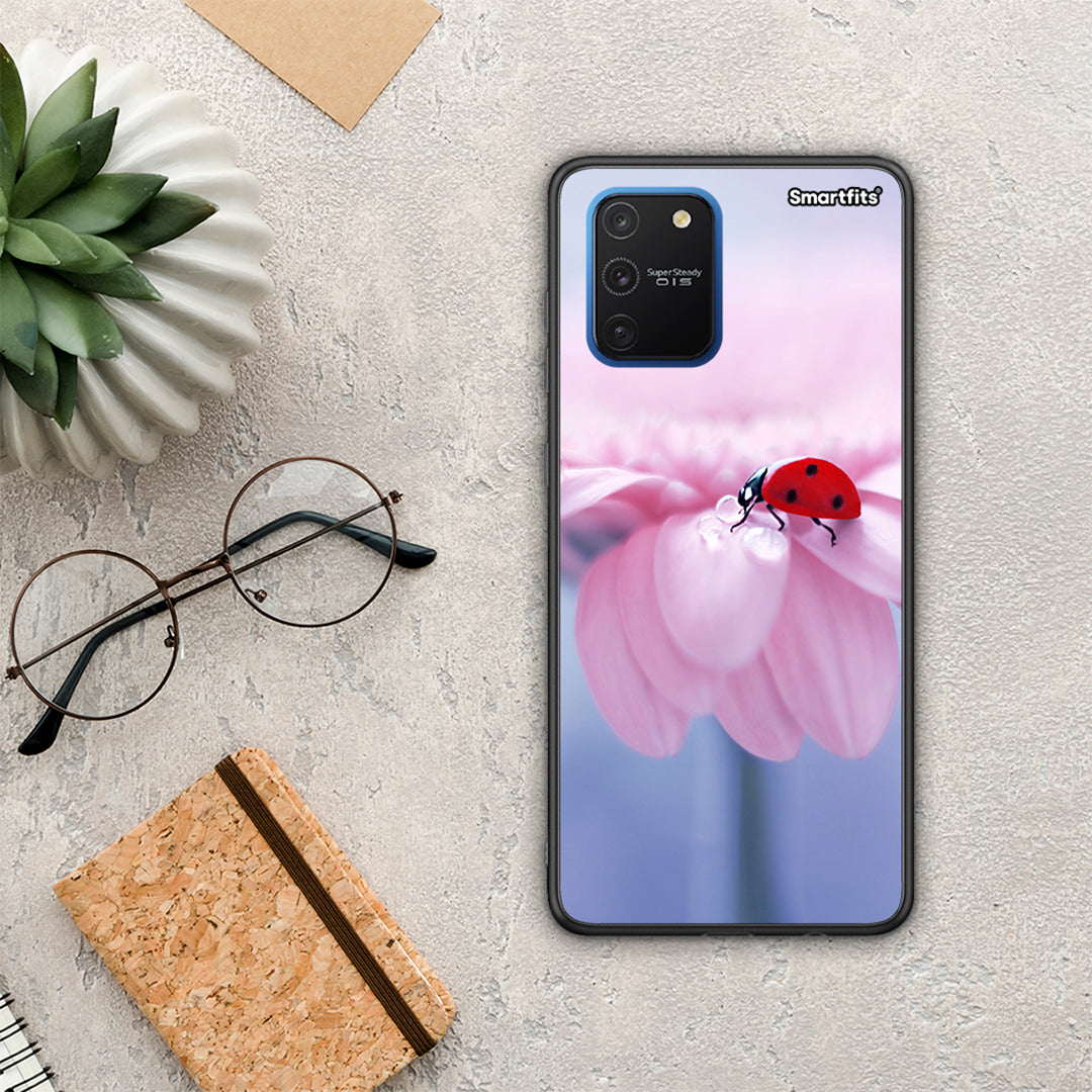 Ladybug Flower - Samsung Galaxy S10 Lite θήκη