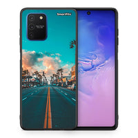 Thumbnail for Θήκη Samsung Galaxy S10 Lite City Landscape από τη Smartfits με σχέδιο στο πίσω μέρος και μαύρο περίβλημα | Samsung Galaxy S10 Lite City Landscape case with colorful back and black bezels