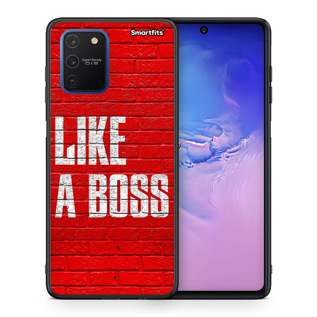 Θήκη Samsung Galaxy S10 Lite Like A Boss από τη Smartfits με σχέδιο στο πίσω μέρος και μαύρο περίβλημα | Samsung Galaxy S10 Lite Like A Boss case with colorful back and black bezels