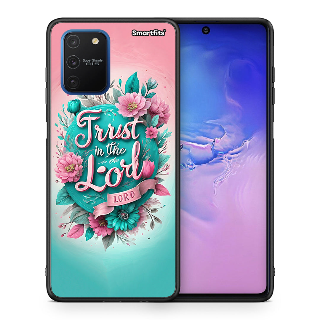 Θήκη Samsung Galaxy S10 Lite Lord Trust από τη Smartfits με σχέδιο στο πίσω μέρος και μαύρο περίβλημα | Samsung Galaxy S10 Lite Lord Trust case with colorful back and black bezels