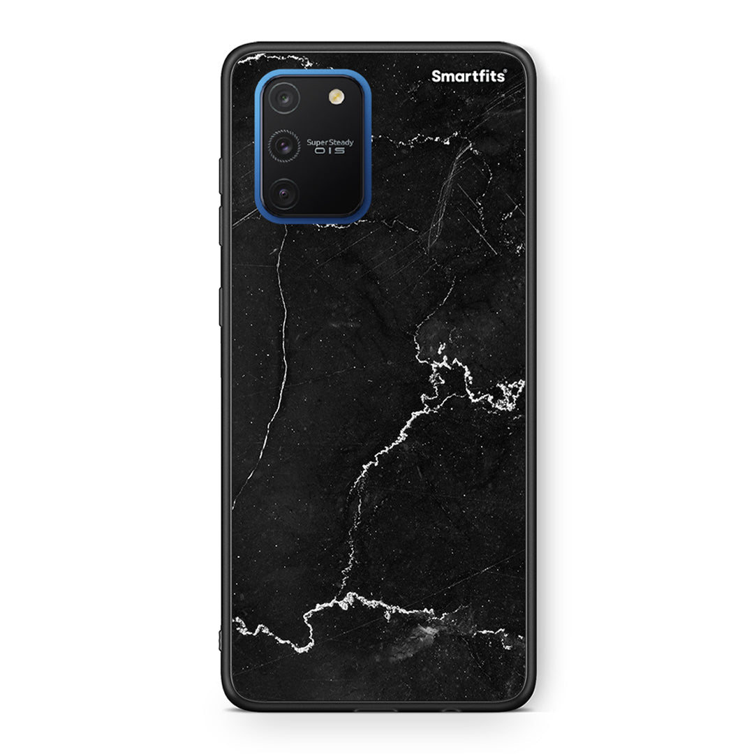 Samsung Galaxy S10 Lite Marble Black θήκη από τη Smartfits με σχέδιο στο πίσω μέρος και μαύρο περίβλημα | Smartphone case with colorful back and black bezels by Smartfits