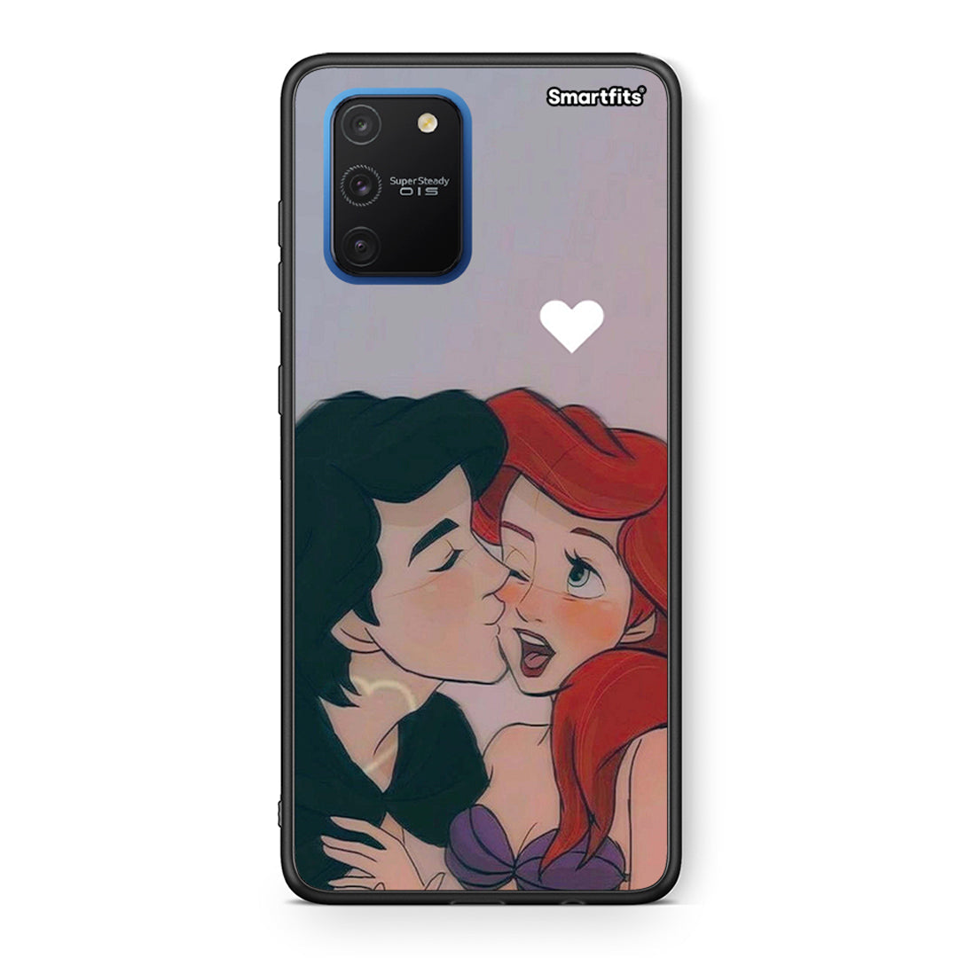 Samsung Galaxy S10 Lite Mermaid Love Θήκη Αγίου Βαλεντίνου από τη Smartfits με σχέδιο στο πίσω μέρος και μαύρο περίβλημα | Smartphone case with colorful back and black bezels by Smartfits