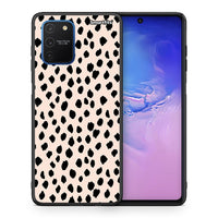 Thumbnail for Θήκη Samsung Galaxy S10 Lite New Polka Dots από τη Smartfits με σχέδιο στο πίσω μέρος και μαύρο περίβλημα | Samsung Galaxy S10 Lite New Polka Dots case with colorful back and black bezels