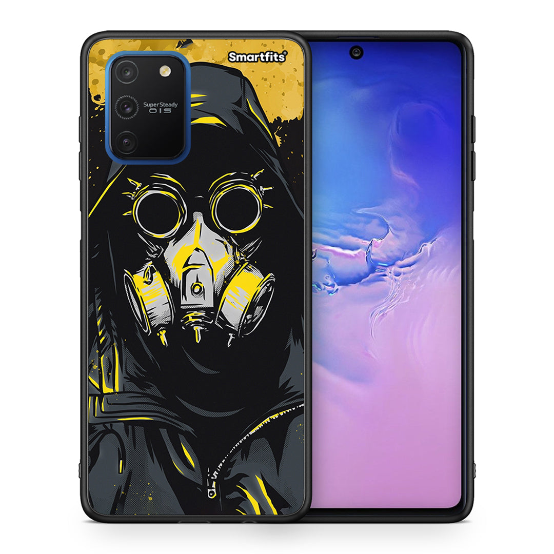 Θήκη Samsung Galaxy S10 Lite Mask PopArt από τη Smartfits με σχέδιο στο πίσω μέρος και μαύρο περίβλημα | Samsung Galaxy S10 Lite Mask PopArt case with colorful back and black bezels