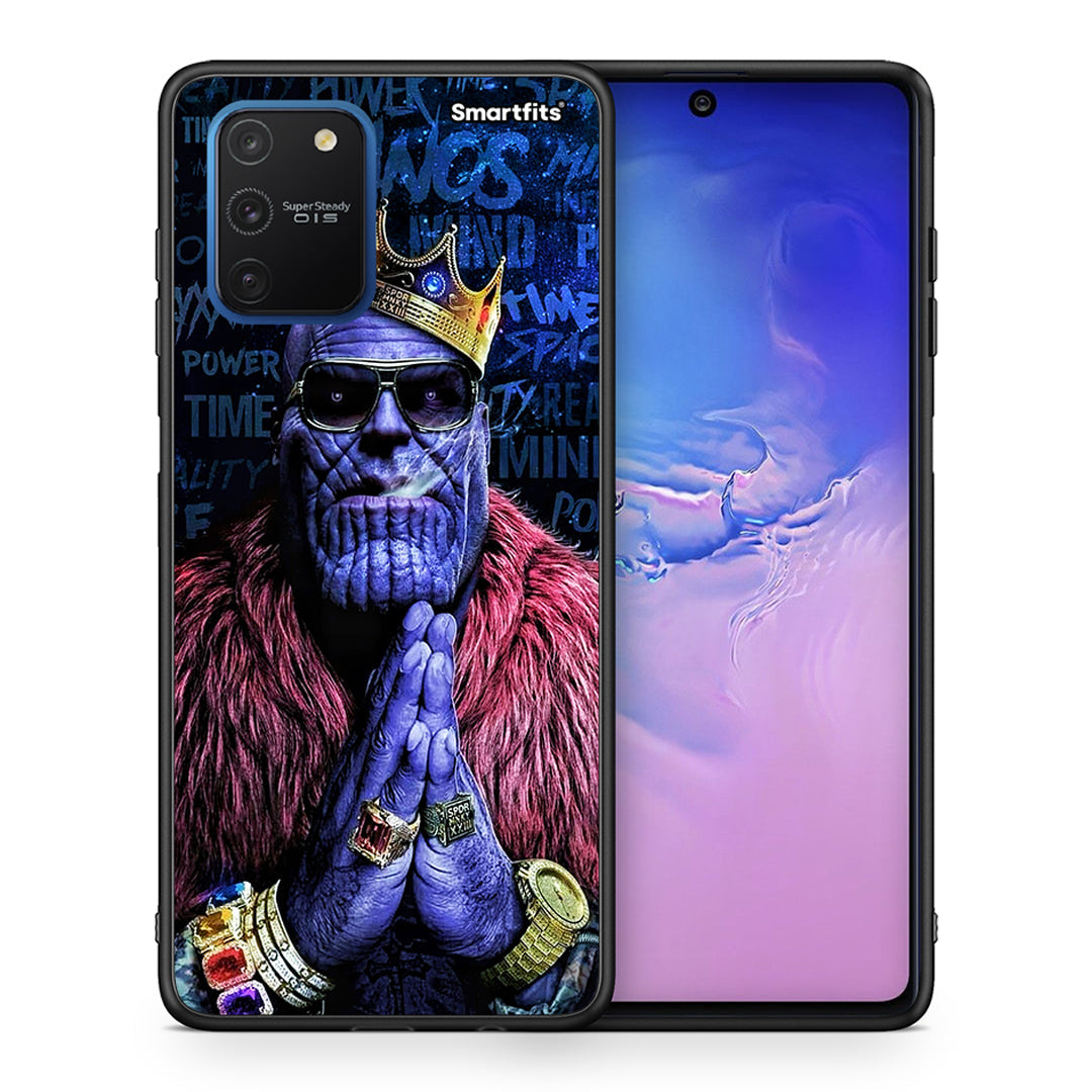 Θήκη Samsung Galaxy S10 Lite Thanos PopArt από τη Smartfits με σχέδιο στο πίσω μέρος και μαύρο περίβλημα | Samsung Galaxy S10 Lite Thanos PopArt case with colorful back and black bezels