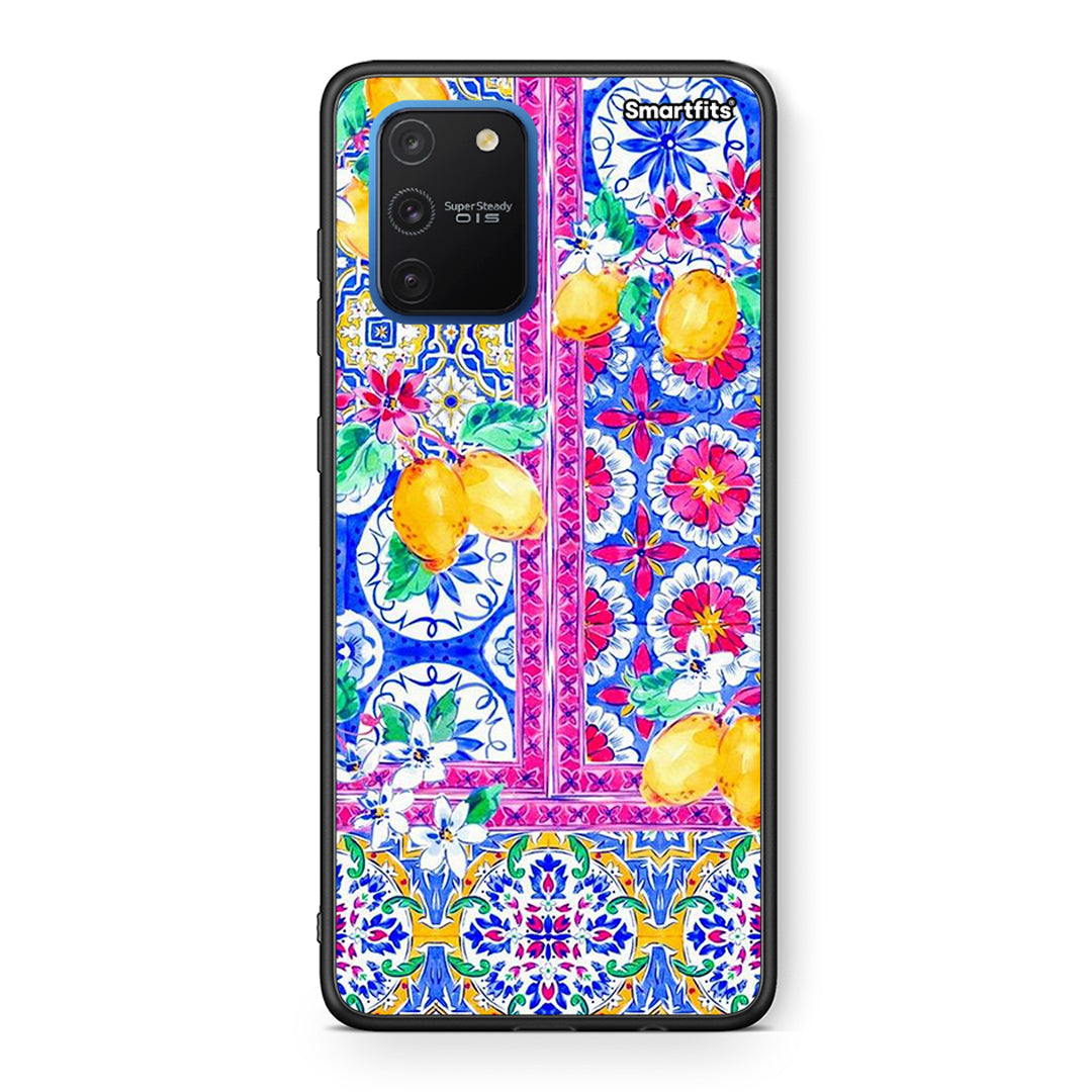 Samsung Galaxy S10 Lite Retro Spring θήκη από τη Smartfits με σχέδιο στο πίσω μέρος και μαύρο περίβλημα | Smartphone case with colorful back and black bezels by Smartfits