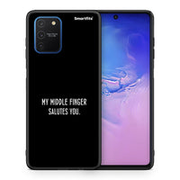 Thumbnail for Θήκη Samsung Galaxy S10 Lite Salute από τη Smartfits με σχέδιο στο πίσω μέρος και μαύρο περίβλημα | Samsung Galaxy S10 Lite Salute case with colorful back and black bezels