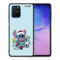 Thumbnail for Θήκη Samsung Galaxy S10 Lite Santa Stich από τη Smartfits με σχέδιο στο πίσω μέρος και μαύρο περίβλημα | Samsung Galaxy S10 Lite Santa Stich case with colorful back and black bezels