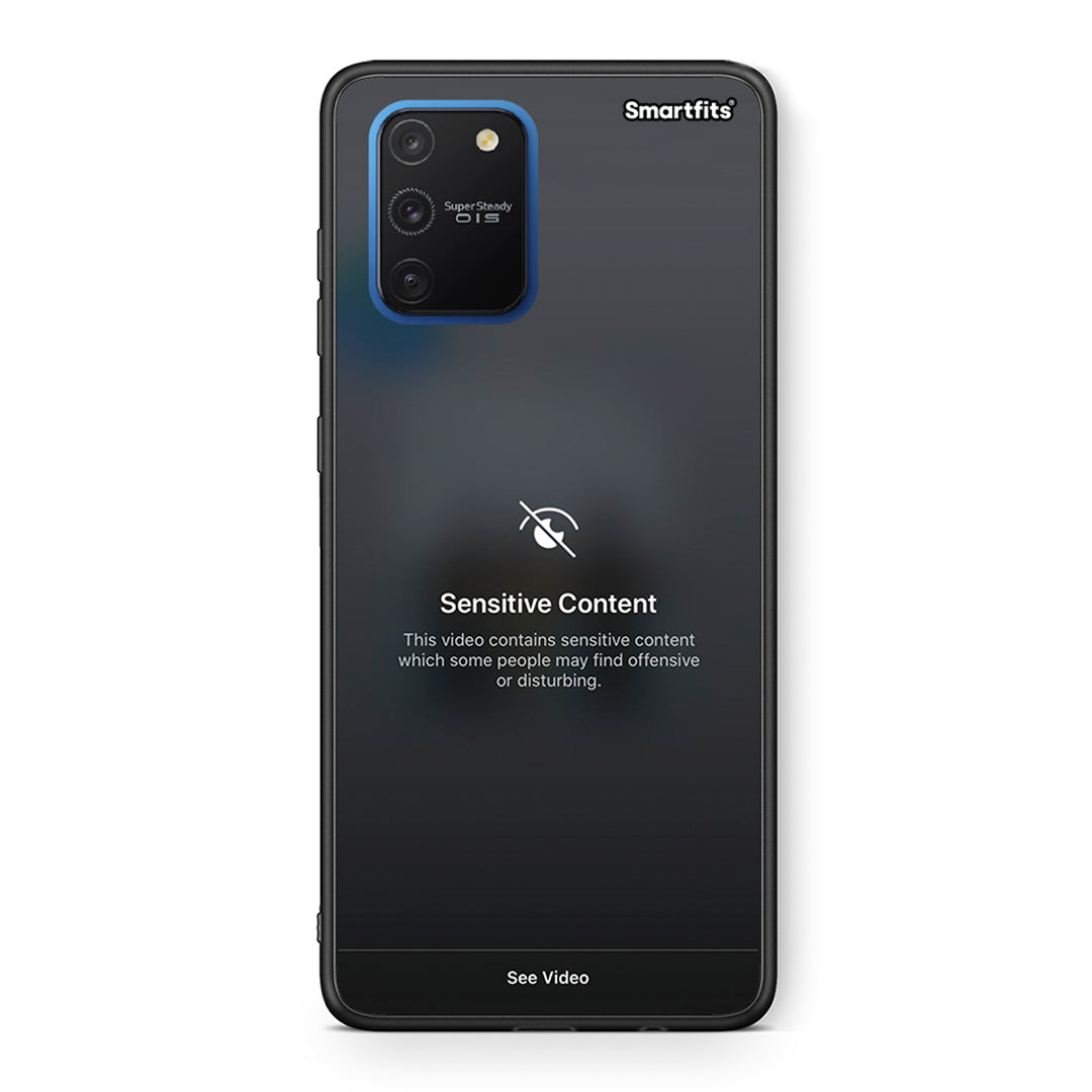 Samsung Galaxy S10 Lite Sensitive Content θήκη από τη Smartfits με σχέδιο στο πίσω μέρος και μαύρο περίβλημα | Smartphone case with colorful back and black bezels by Smartfits