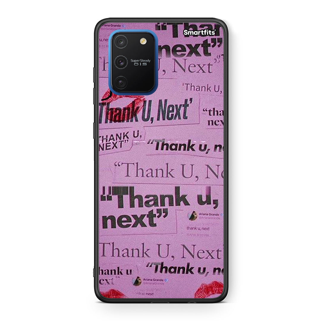 Samsung Galaxy S10 Lite Thank You Next Θήκη Αγίου Βαλεντίνου από τη Smartfits με σχέδιο στο πίσω μέρος και μαύρο περίβλημα | Smartphone case with colorful back and black bezels by Smartfits