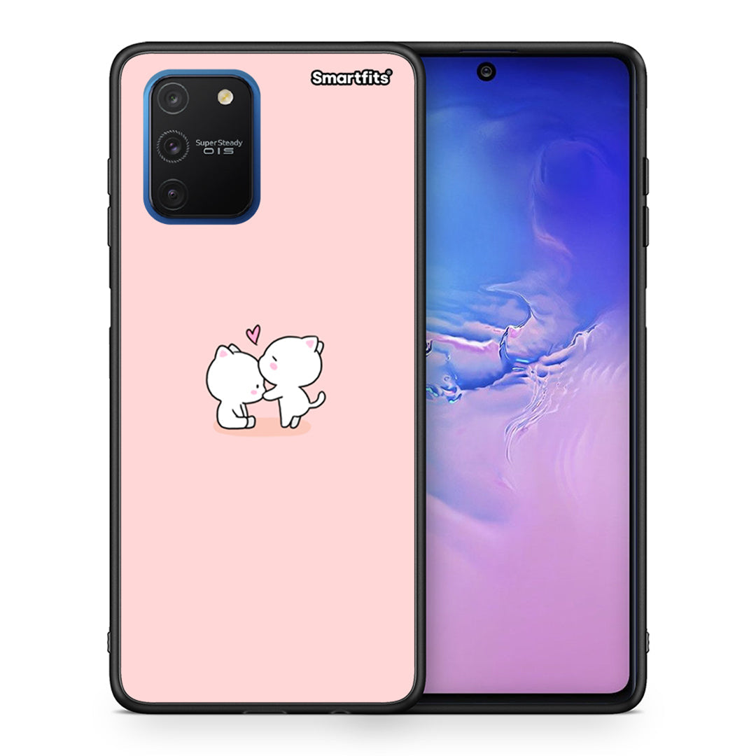 Θήκη Samsung Galaxy S10 Lite Love Valentine από τη Smartfits με σχέδιο στο πίσω μέρος και μαύρο περίβλημα | Samsung Galaxy S10 Lite Love Valentine case with colorful back and black bezels