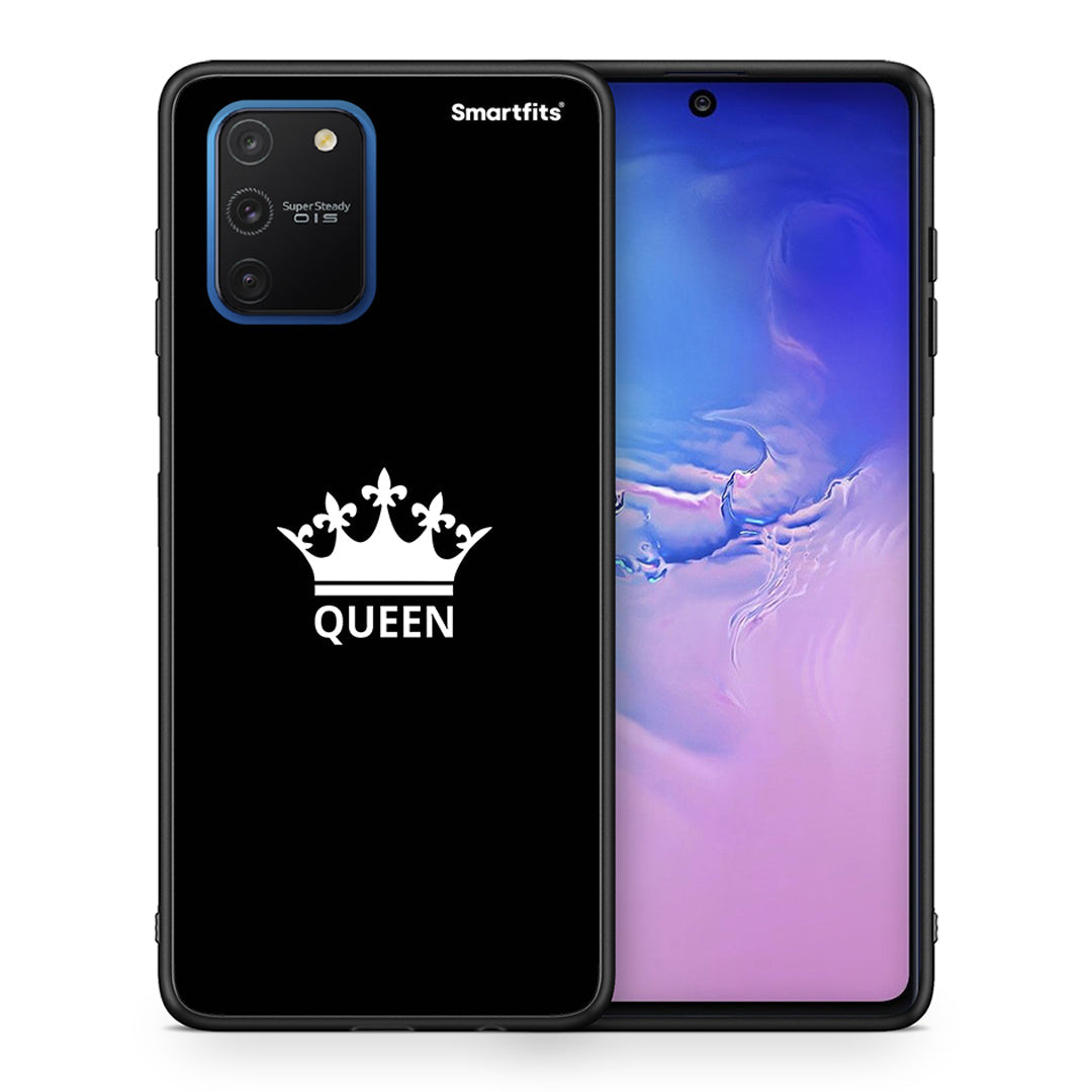 Θήκη Samsung Galaxy S10 Lite Queen Valentine από τη Smartfits με σχέδιο στο πίσω μέρος και μαύρο περίβλημα | Samsung Galaxy S10 Lite Queen Valentine case with colorful back and black bezels