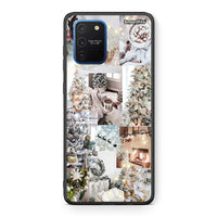 Thumbnail for Samsung Galaxy S10 Lite White Christmas θήκη από τη Smartfits με σχέδιο στο πίσω μέρος και μαύρο περίβλημα | Smartphone case with colorful back and black bezels by Smartfits