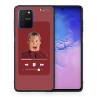 Thumbnail for Θήκη Samsung Galaxy S10 Lite Xmas Alone Music από τη Smartfits με σχέδιο στο πίσω μέρος και μαύρο περίβλημα | Samsung Galaxy S10 Lite Xmas Alone Music case with colorful back and black bezels