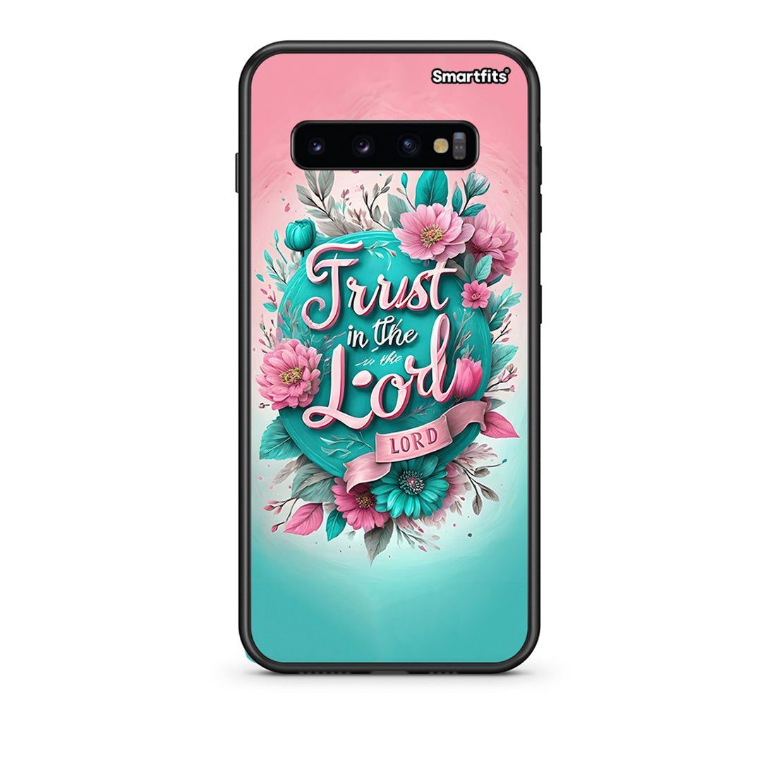 samsung s10 plus Lord Trust θήκη από τη Smartfits με σχέδιο στο πίσω μέρος και μαύρο περίβλημα | Smartphone case with colorful back and black bezels by Smartfits