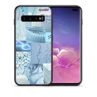 Thumbnail for Θήκη Samsung S10+ Ciel Aesthetic Collage από τη Smartfits με σχέδιο στο πίσω μέρος και μαύρο περίβλημα | Samsung S10+ Ciel Aesthetic Collage case with colorful back and black bezels