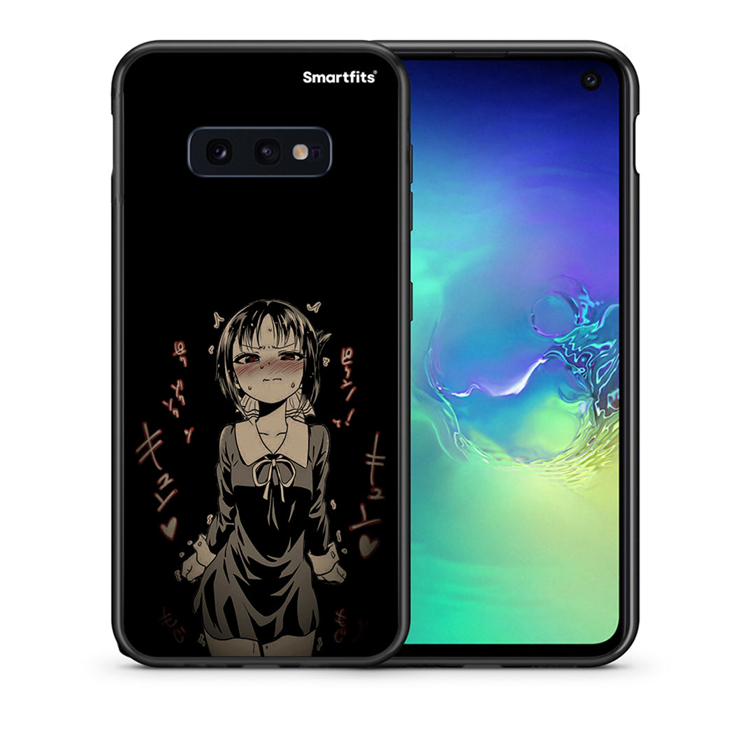 Θήκη Samsung S10e Anime Girl από τη Smartfits με σχέδιο στο πίσω μέρος και μαύρο περίβλημα | Samsung S10e Anime Girl case with colorful back and black bezels