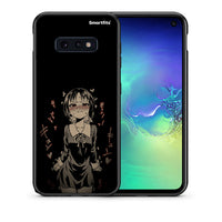 Thumbnail for Θήκη Samsung S10e Anime Girl από τη Smartfits με σχέδιο στο πίσω μέρος και μαύρο περίβλημα | Samsung S10e Anime Girl case with colorful back and black bezels