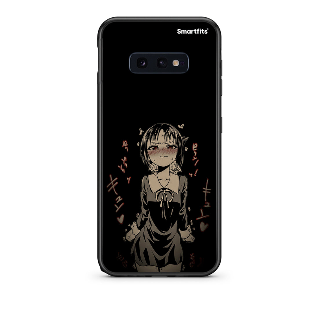 samsung s10e Anime Girl θήκη από τη Smartfits με σχέδιο στο πίσω μέρος και μαύρο περίβλημα | Smartphone case with colorful back and black bezels by Smartfits