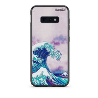 Thumbnail for samsung s10e Blue Waves θήκη από τη Smartfits με σχέδιο στο πίσω μέρος και μαύρο περίβλημα | Smartphone case with colorful back and black bezels by Smartfits