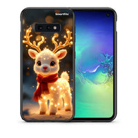 Thumbnail for Θήκη Samsung S10e Christmas Cutie από τη Smartfits με σχέδιο στο πίσω μέρος και μαύρο περίβλημα | Samsung S10e Christmas Cutie case with colorful back and black bezels