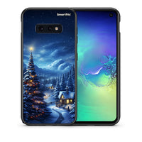 Thumbnail for Θήκη Samsung S10e Christmas Scenery από τη Smartfits με σχέδιο στο πίσω μέρος και μαύρο περίβλημα | Samsung S10e Christmas Scenery case with colorful back and black bezels