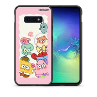 Thumbnail for Θήκη Samsung S10e Cute Companion από τη Smartfits με σχέδιο στο πίσω μέρος και μαύρο περίβλημα | Samsung S10e Cute Companion case with colorful back and black bezels