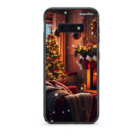 Thumbnail for samsung s10e Home For Christmas θήκη από τη Smartfits με σχέδιο στο πίσω μέρος και μαύρο περίβλημα | Smartphone case with colorful back and black bezels by Smartfits