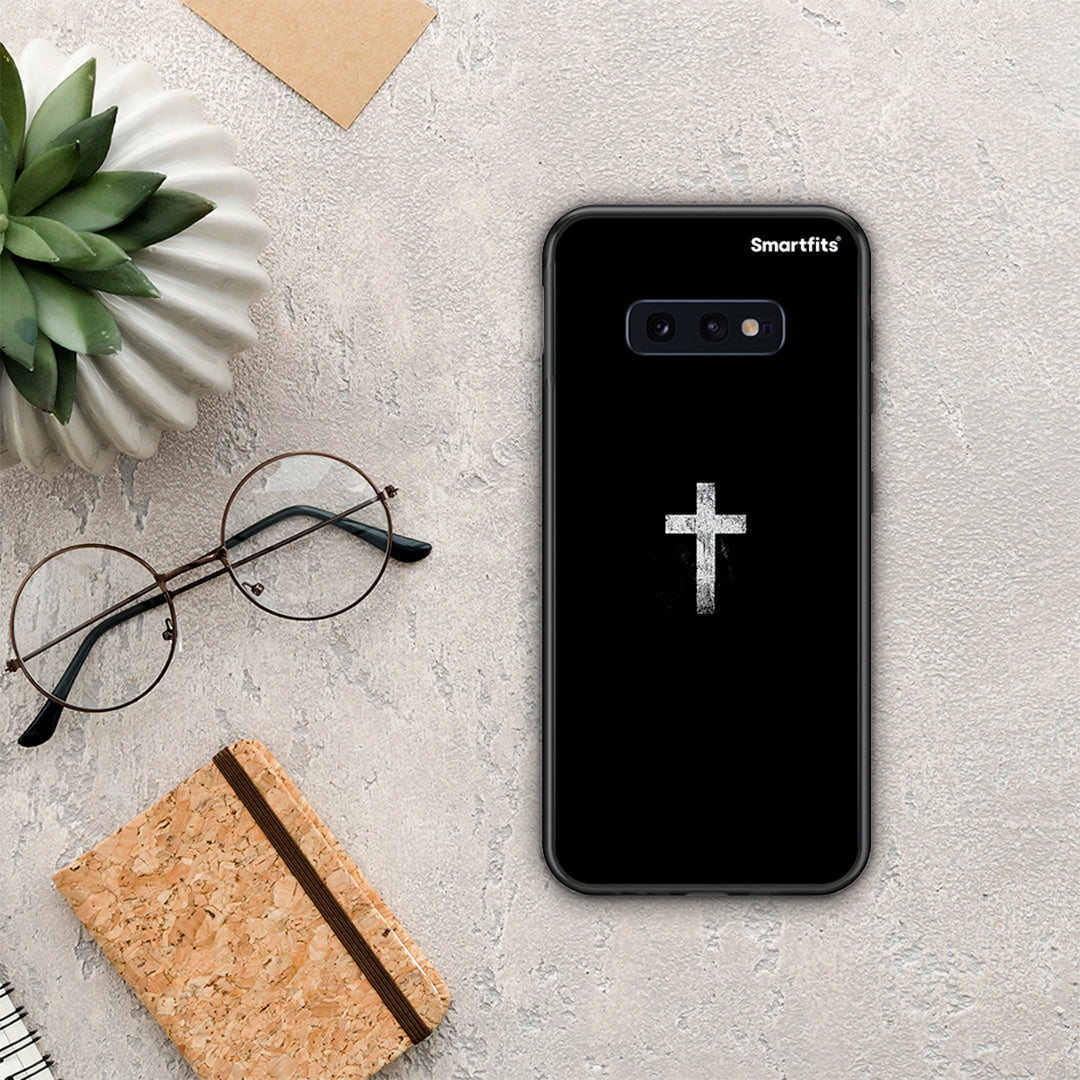 White Cross - Samsung Galaxy S10e θήκη