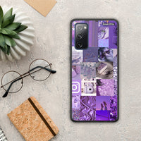 Thumbnail for Purple Aesthetic Collage - Samsung Galaxy S20 FE θήκη