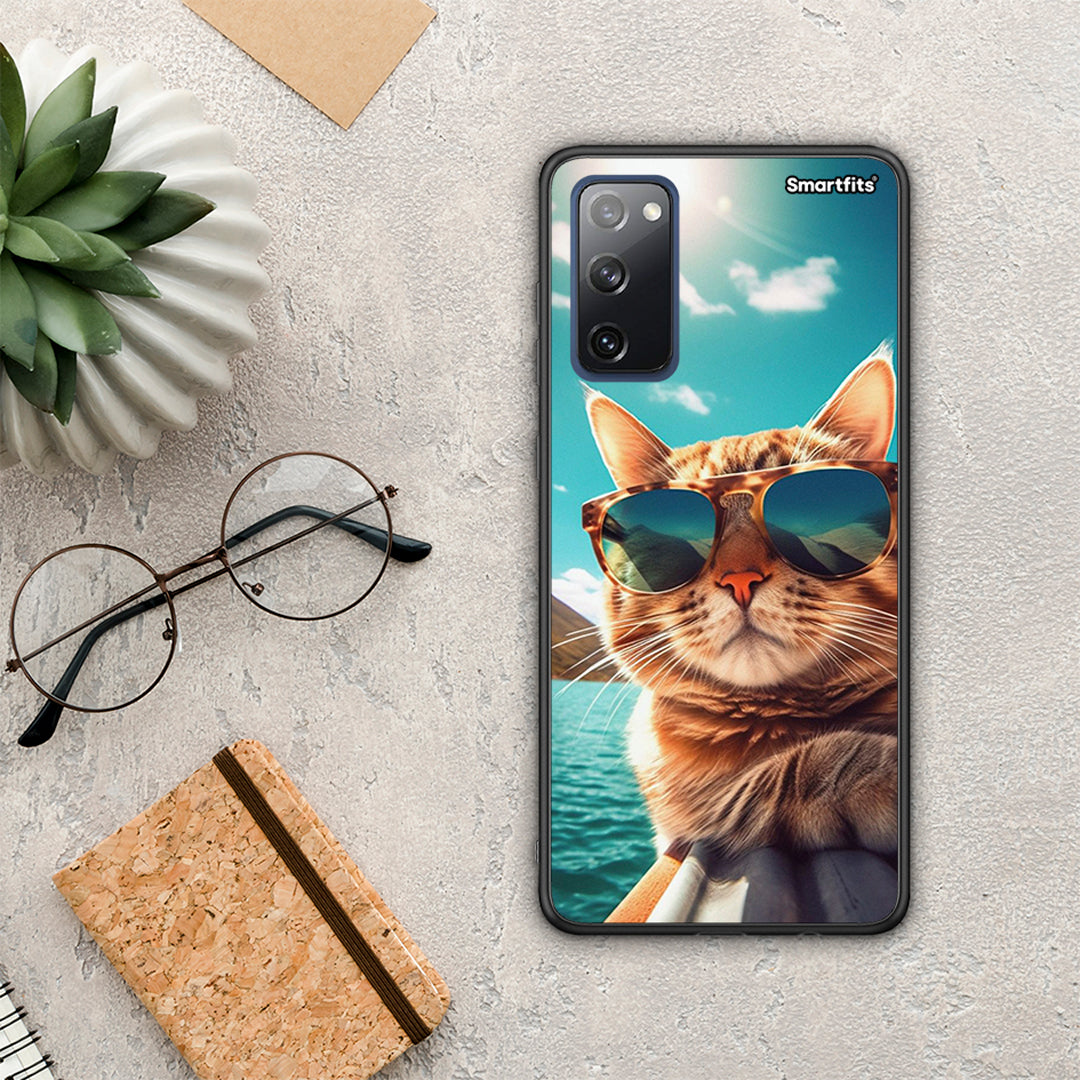 Summer Cat - Samsung Galaxy S20 Fe case