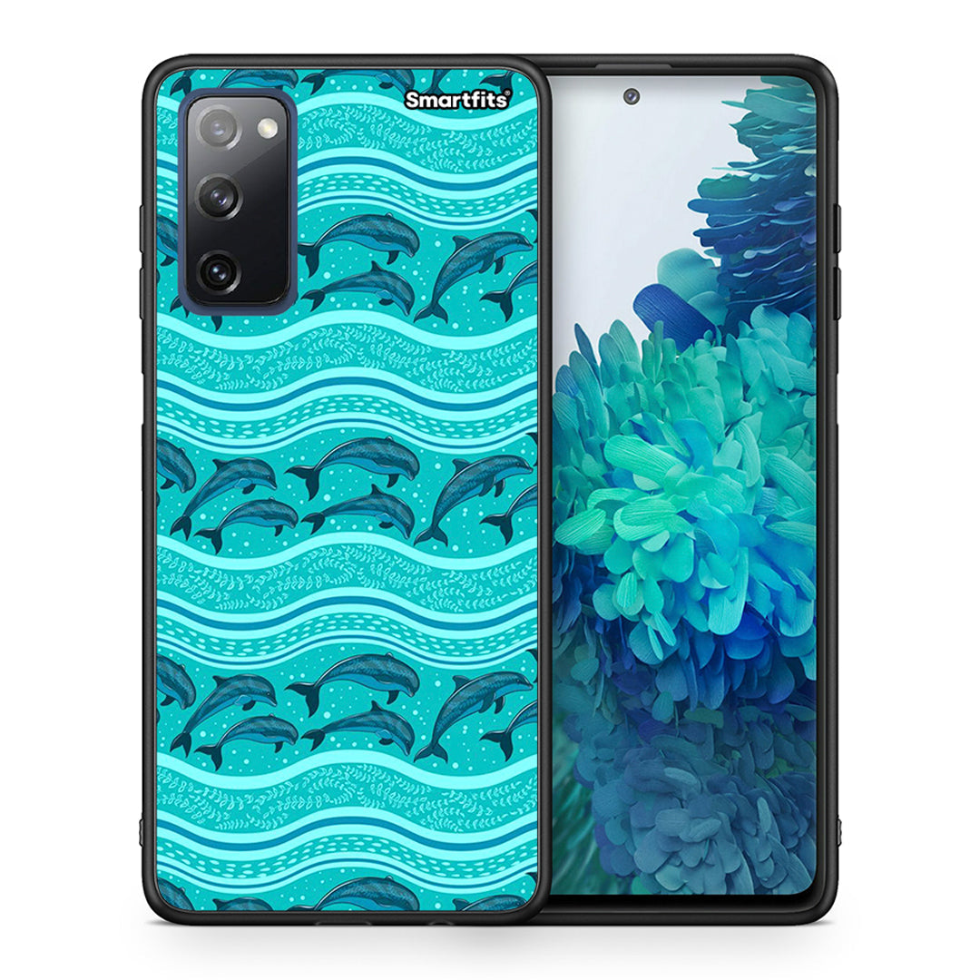 Swimming Dolphins - Samsung Galaxy S20 Fe case