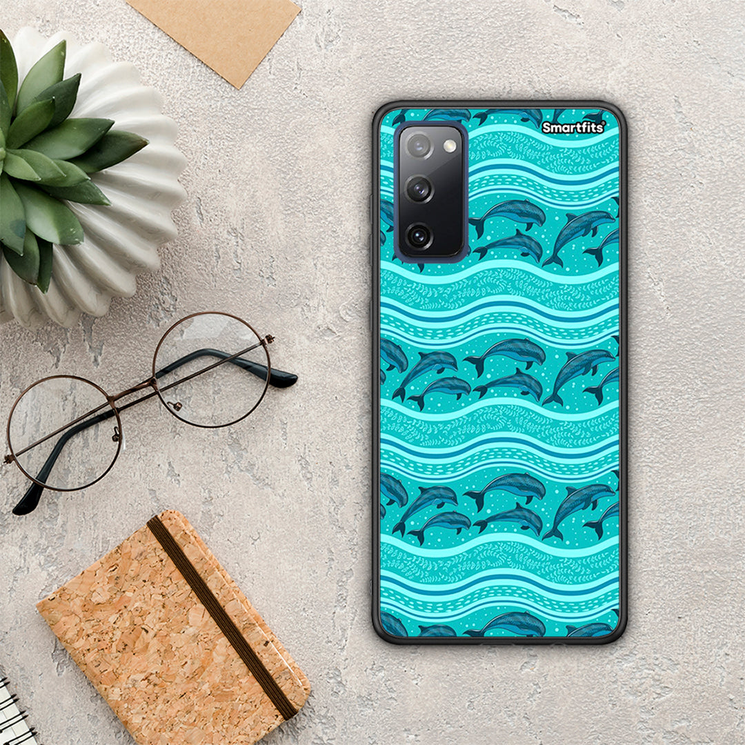 Swimming Dolphins - Samsung Galaxy S20 Fe case