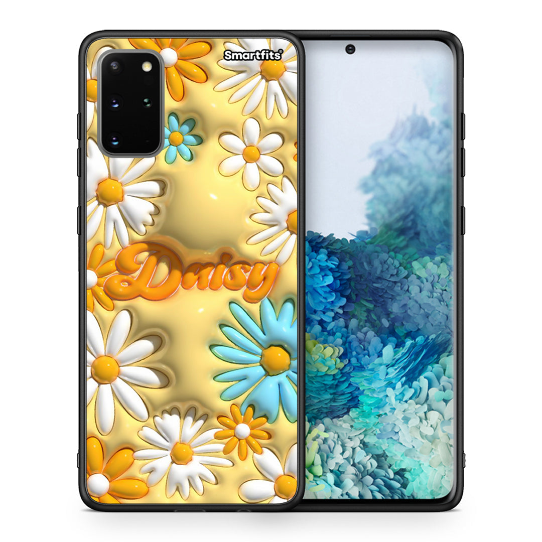 Θήκη Samsung S20 Plus Bubble Daisies από τη Smartfits με σχέδιο στο πίσω μέρος και μαύρο περίβλημα | Samsung S20 Plus Bubble Daisies case with colorful back and black bezels