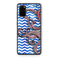 Thumbnail for Samsung S20 Plus Chevron Devilfish θήκη από τη Smartfits με σχέδιο στο πίσω μέρος και μαύρο περίβλημα | Smartphone case with colorful back and black bezels by Smartfits