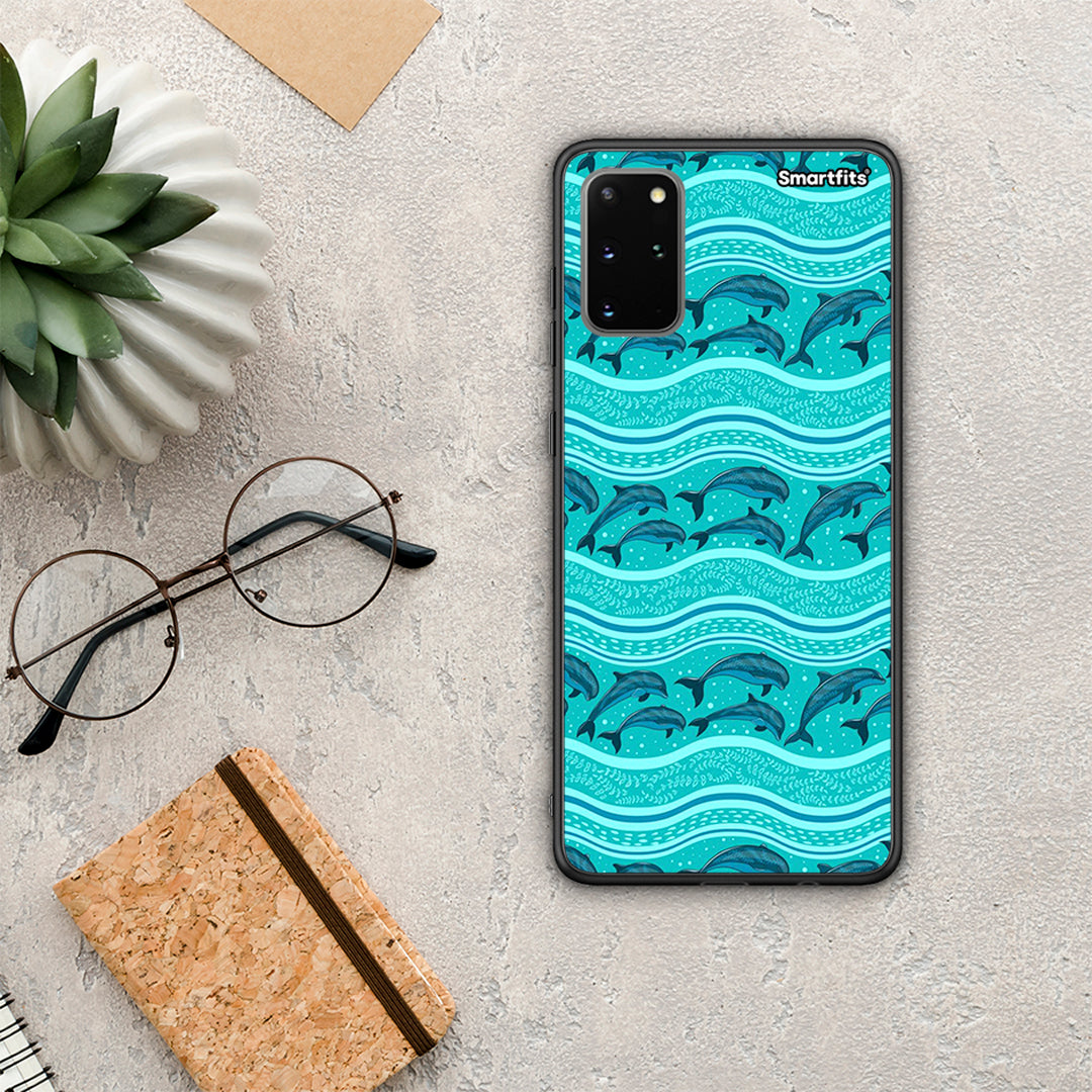 Swimming Dolphins - Samsung Galaxy S20+ case