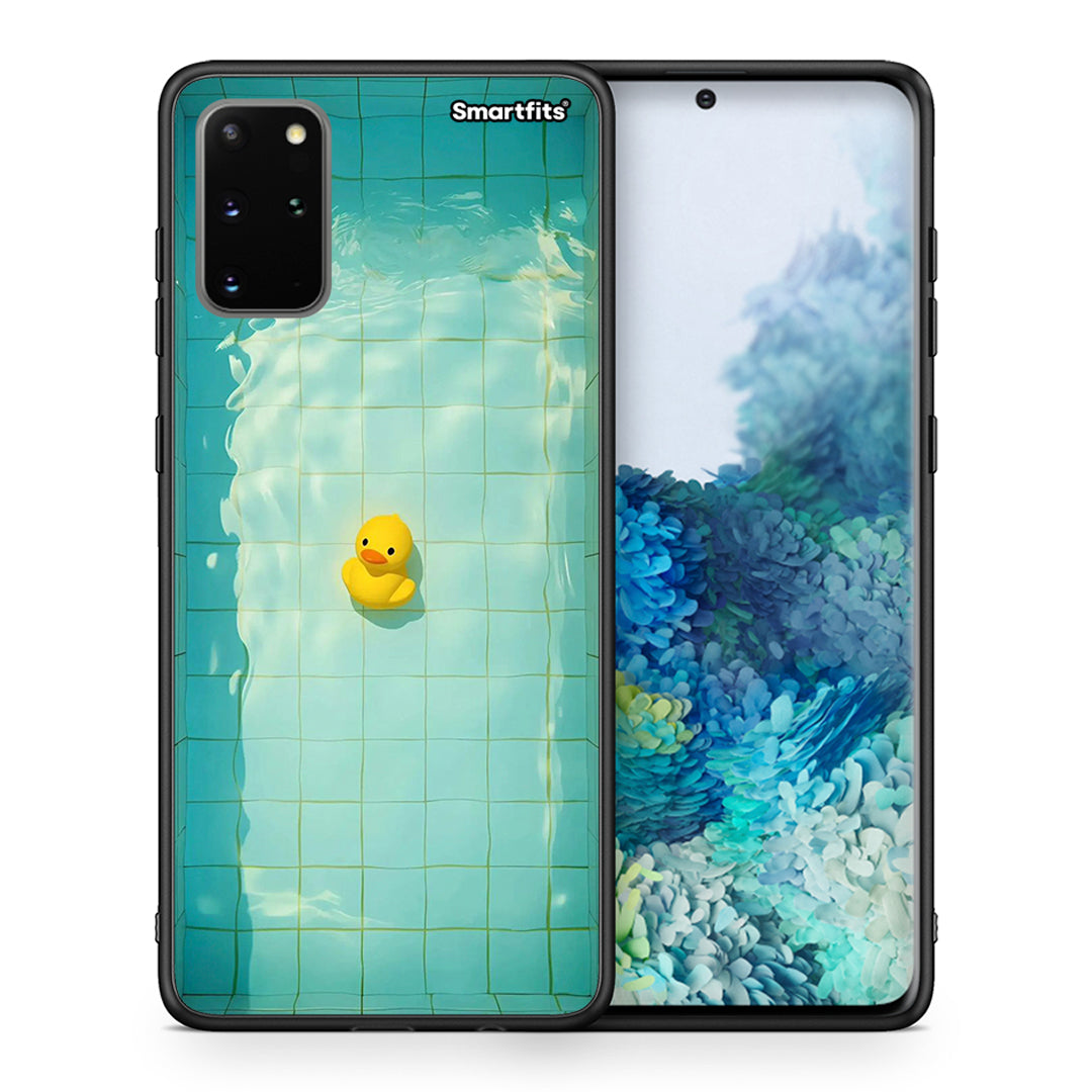 Θήκη Samsung S20 Plus Yellow Duck από τη Smartfits με σχέδιο στο πίσω μέρος και μαύρο περίβλημα | Samsung S20 Plus Yellow Duck case with colorful back and black bezels