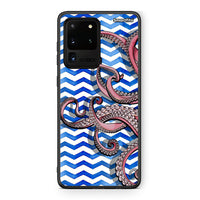 Thumbnail for Samsung S20 Ultra Chevron Devilfish θήκη από τη Smartfits με σχέδιο στο πίσω μέρος και μαύρο περίβλημα | Smartphone case with colorful back and black bezels by Smartfits