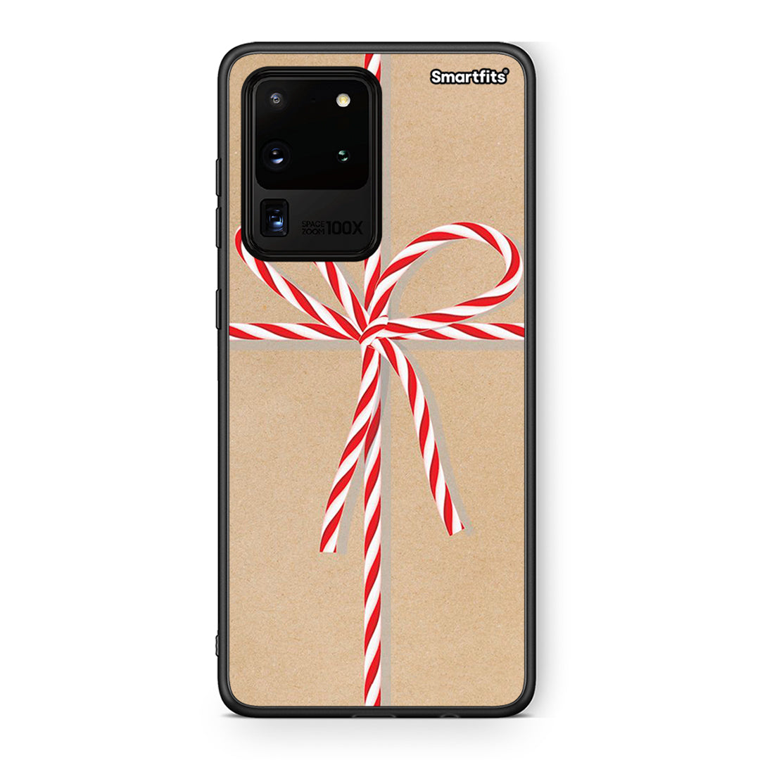 Samsung S20 Ultra Christmas Gift θήκη από τη Smartfits με σχέδιο στο πίσω μέρος και μαύρο περίβλημα | Smartphone case with colorful back and black bezels by Smartfits