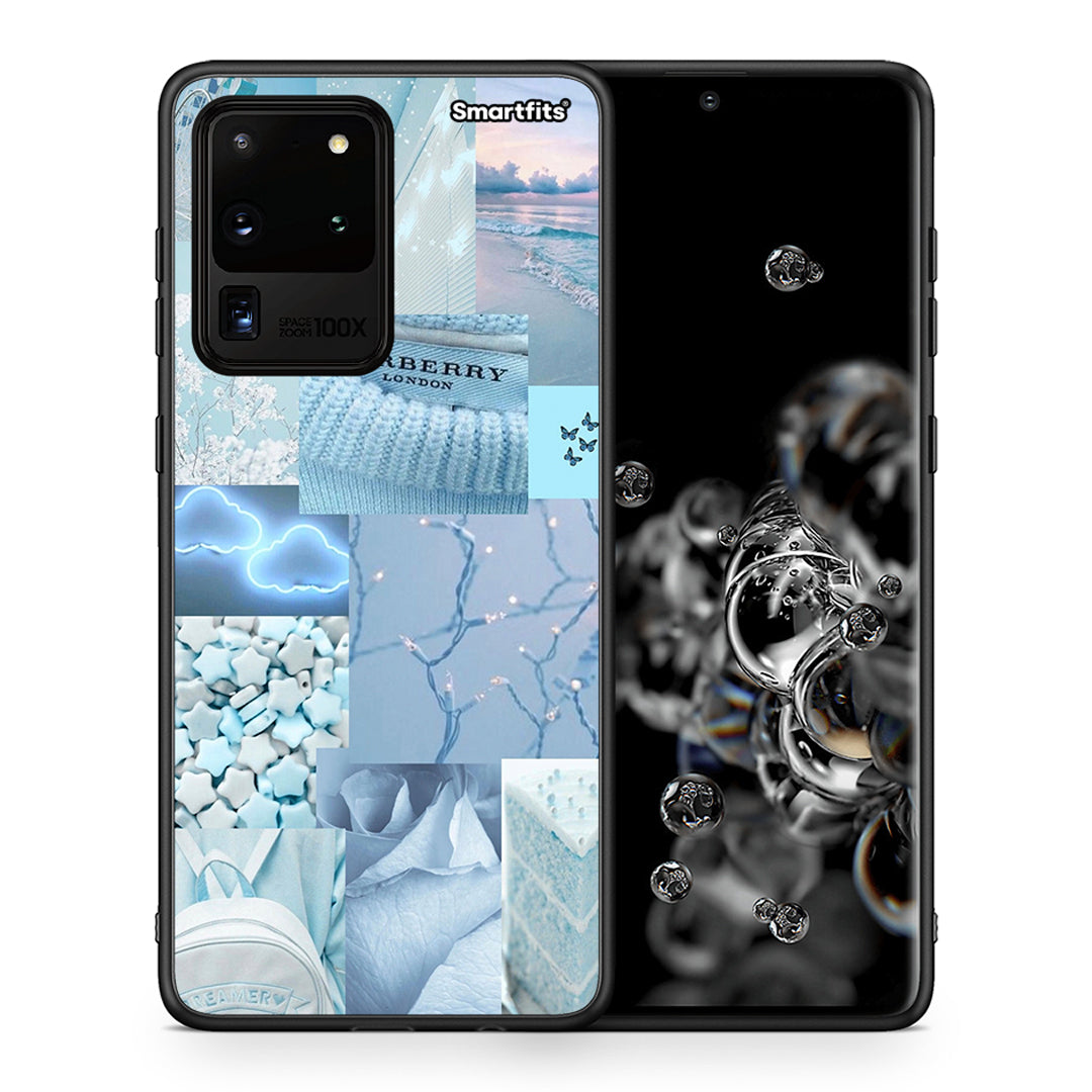 Θήκη Samsung S20 Ultra Ciel Aesthetic Collage από τη Smartfits με σχέδιο στο πίσω μέρος και μαύρο περίβλημα | Samsung S20 Ultra Ciel Aesthetic Collage case with colorful back and black bezels